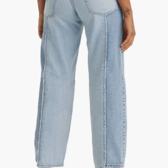 Levi's Recrafted Crop Baggy Wide Leg Dad Jeans - Picture 5 of 11